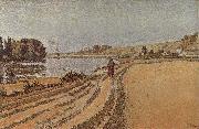 Paul Signac River oil